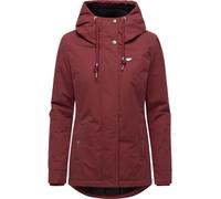 Winter Kurzmantel mit Kapuze "Alvena YOUMODO" Wine Red XXXL