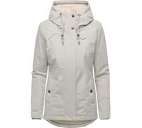 Kurzmantel RAGWEAR "Alvena YOUMODO", Damen, Gr. XS (34), grau, Obermaterial: 100% Polyester; Innenfutter: 100% Polyester; Wattierung: 100% Polyester, tailliert Po-bedeckend, hoch geschlossener Ausschn