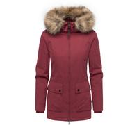 Winter Kurzmantel mit Kapuze "Monadetta Warm YOUMODO" Wine Red XL