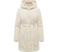 Kurzmantel RAGWEAR "Northe Y", Damen, Gr. XXL (44), beige (ecru), Obermaterial: 100% Polyester. Innenfutter: 100% Polyester. Wattierung: 100% Polyester, tailliert ca. Mitte Oberschenkel, Ärmel mit Ärm