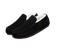 Winter Large Size Explosion Models Soybean Shoes Padded and Thickened Warm Cotton Shoes A Footstool Footwear Casual Lazy Men's Shoes Herren Business Schuhe Schwarz (Black, 43)