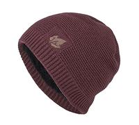 Winter Mütze Herren Damen Arbeitsmütze Mit Seidenfutter Haube Warm Fleecemütze Baumwolle Strickmütze Beanie Fleece Männer Ohrenklappen Rote Strickmützen Braun Mutze Für