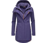 Winter Softshell-Mantel mit Kapuze "Ybela" Lilac23 4XL