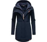 Winter Softshell-Mantel mit Kapuze "Ybela" Navy22 XXXL