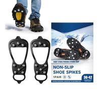 Winter-Spikes Für Schuhe Bei Und Schnee - 2 Stück Universelle rutschfeste Tragbare Wander-Spikes - Griffige Cleats Für Stiefel Auf Und Schnee | Für Wandern Angeln Bergsteigen Klettern Rucksackren