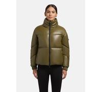 Winter Steppjacke in Lederoptik "Khalia" Olive S
