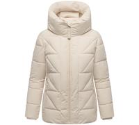 Winterjacke MARIKOO "Kuschelnasee", Damen, Gr. XL, cream, Obermaterial: 100% Polyester; Futter: 100% Polyester; Wattierung: 100% Polyester; Ärmelfutter: 100% Polyester, Jacken Winterjacke, mit extra h