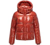 Marikoo Damen Winter Steppjacke Skyraa mit Kapuze & glänzendem Design M