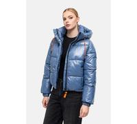 Marikoo Damen Winter Steppjacke Skyraa mit Kapuze & glänzendem Design XL