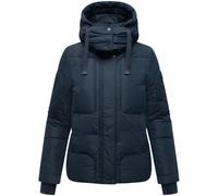 Steppjacke NAVAHOO "Zauberlicht 14", Damen, Gr. XXXL (46), blau (navy), Obermaterial: 100% Polyester, Innenfutter: 100% Polyester, Wattierung: 100% Polyester, Ärmelfutter: 100% Polyester, gerade hüftb
