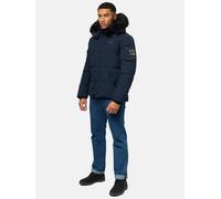 Stone Harbour Winterjacke »Halvaar« stylischer Winterparka mit abnehmbarer Kapuze, navy