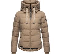 Winter Steppjacke mit hohem Kragen "Amayaa" Taupe XS