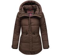 Winter Steppjacke mit Kapuze "Akumaa" Dark Choco L