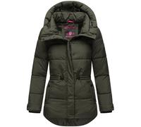 Winter Steppjacke mit Kapuze "Akumaa" Dark Olive XL