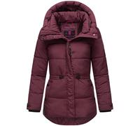 Winter Steppjacke mit Kapuze "Akumaa" Wine L
