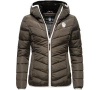 Navahoo Damen Jacke Steppjacke Übergangsjacke gesteppt Stepp Herbst B675 [B675-Elv-Anthrazit-Gr.XXL]