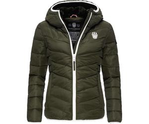 Winter Steppjacke mit Kapuze "Elva" Olive XXL