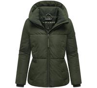 Winter Steppjacke mit Kapuze "Flüsterfee 14" Dark Olive XXXL