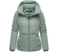 Winterjacke NAVAHOO "Flüsterfee 14", Damen, Gr. S (36), rauchmint, Obermaterial: 100% Polyester. Innenfutter: 100% Polyester. Wattierung: 100% Polyester. Ärmelfutter: 100% Polyester, gerade hüftlang,