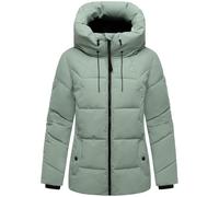 Winterjacke MARIKOO "Kuscheltatze", Damen, Gr. M, smokey mint, Obermaterial: 100% Polyester; Futter: 100% Polyester; Wattierung: 100% Polyester; Ärmelfutter: 100% Polyester, Jacken, mit wärmendem Inne