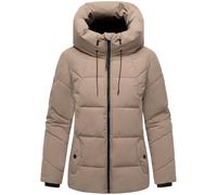 Winter Steppjacke mit Kapuze "Kuscheltatze XVI" Taupe Grey L