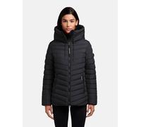 Steppjacke KHUJO "Pace-YM", Damen, Gr. L (40), schwarz, Material, tailliert hüftbedeckend, hoch geschlossener Ausschnitt, Ärmel ohne Ärmelschlitz normaler Saum, Jacken, Warme gesteppte Winterjacke mit