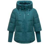 Steppjacke NAVAHOO "Lotusherz XIV", Damen, Gr. L (40), grün (ocean grün uni), Obermaterial: 100% Polyester. Innenfutter: 100% Polyester. Wattierung: 100% Polyester. Ärmelfutter: 100% Polyester, figuru