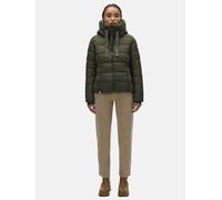 Steppjacke MARIKOO "Amayaa-1", Damen, Gr. L (40), grün (olive), Obermaterial: 100% Polyester. Innenfutter: 100% Polyester. Ärmelfutter: 100% Polyester. Wattierung: 100% Polyester, figurumspielend hüft
