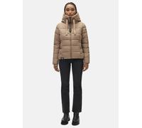 Steppjacke MARIKOO "Amayaa-1", Damen, Gr. L (40), beige (taupe), Obermaterial: 100% Polyester. Innenfutter: 100% Polyester. Ärmelfutter: 100% Polyester. Wattierung: 100% Polyester, figurumspielend hüf