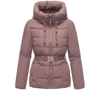 Winter Steppjacke mit Taillengürtel "Himee16" Mauve XXL