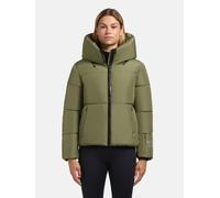 Winter Steppjacke mit verstellbarer Kapuze "Audrey Matt" Fern Green XXL