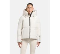 Winter Steppjacke mit verstellbarer Kapuze "Audrey Matt" Luna White S