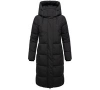 Winter Steppmantel mit abnehmbarer Kapuze "Chumanii XVI" Black S