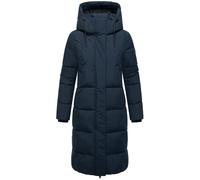 Winter Steppmantel mit abnehmbarer Kapuze "Chumanii XVI" Navy L