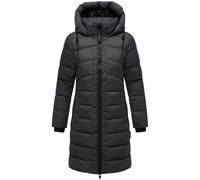 Winter Steppmantel mit abnehmbarer Kapuze "Kaltnäschen 16" Anthracite XXXL