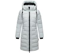 Winterjacke MARIKOO "Kaltnäschen", Damen, Gr. M, blau (ice blau), Obermaterial: 100% Polyester; Futter: 100% Polyester; Wattierung: 100% Polyester; Ärmelfutter: 100% Polyester, Jacken, mit abnehmbarer