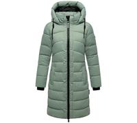 MARIKOO Damen Wintermantel (S-3XL) - gesteppt, abnehmbare Kapuze - N075