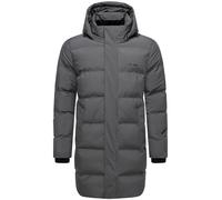 Winter Steppmantel mit abnehmbarer Kapuze "Thadeek XX" Anthracite M