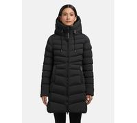 Winter Steppmantel mit großer Kapuze "Tuhani5" Black XXL