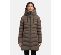 Winter Steppmantel mit großer Kapuze "Tuhani5" Dull Green XXL