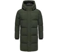Steppmantel STONE HARBOUR "Hadrieen XX", Herren, Gr. M (50), olivgrün, Obermaterial: 100% Polyester. Innenfutter: 100% Polyester. Wattierung: 100% Polyester. Ärmelfutter: 100% Polyester, Basic, gerade