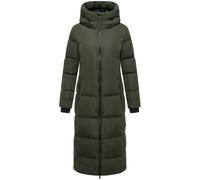 Winterjacke MARIKOO "Honiaa", Damen, Gr. XL, grün (schwarzolive), Obermaterial: 100% Polyester; Futter: 100% Polyester; Wattierung: 100% Polyester; Ärmelfutter: 100% Polyester, Jacken, mit Belüftungsö