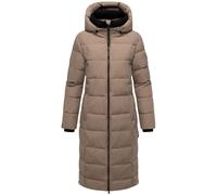 Winterjacke MARIKOO "Lanitaa", Damen, Gr. XXL, taupegrau, Obermaterial: 100% Polyester; Futter: 100% Polyester; Wattierung: 100% Polyester; Ärmelfutter: 100% Polyester, Jacken Winterjacke, Steppmantel