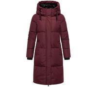 Winter Steppmantel mit Kapuze "Michikoo XVI" Wine XXXL
