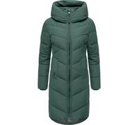 Steppmantel RAGWEAR "Natalin YOUMODO", Damen, Gr. XXL (44), grün, Obermaterial: 100% Polyester; Innenfutter: 100% Polyester; Wattierung: 100% Polyester, tailliert ca. Mitte Oberschenkel, hoch geschlos