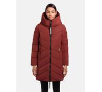 Wintermantel KHUJO "Darka2-YM", Damen, Gr. S (36), rot (dunkelrot), Obermaterial: 100% Polyester, Innenfutter: 100% Nylon, Wattierung: 100% Polyester, Basic, figurumspielend ca. Mitte Oberschenkel, ho