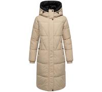 Winter Steppmantel mit seitlichen Gehschlitzen "Yaskaa 16" Beige L