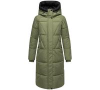 Winter Steppmantel mit seitlichen Gehschlitzen "Yaskaa 16" Olive Leaf XXL