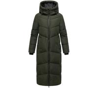 Winterjacke MARIKOO "Firella", Damen, Gr. 4XL, grün (schwarzolive), Obermaterial: 100% Polyester; Futter: 100% Polyester; Wattierung: 100% Polyester; Ärmelfutter: 100% Polyester, Jacken Winterjacke, e