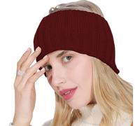Winter-Stirnbänder für Damen, warme Stirnbänder für Damen, gehäkeltes Winter-Stirnband, bequemes Winter-Stirnband für Damen, dickes und warmes Strick-Stirnband für kaltes Wetter, ski